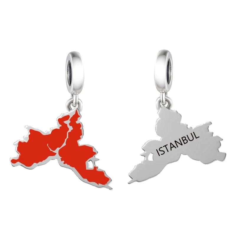 Liora Atelier Istanbul Map Dangle Charm
