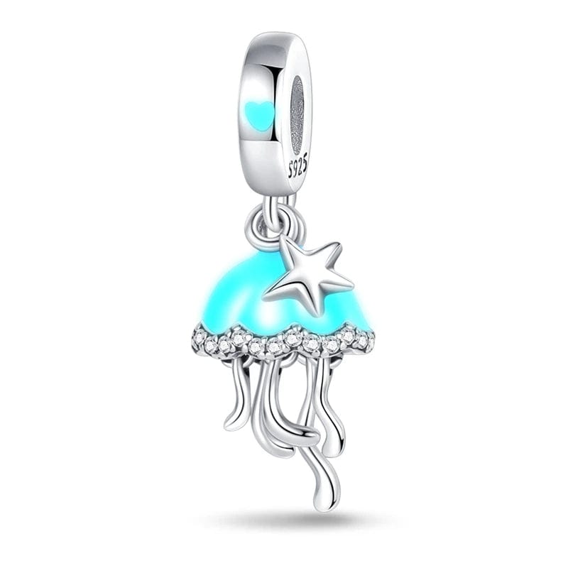 Liora Atelier Jellyfish Luminous Glow in the Dark Dangle Charm