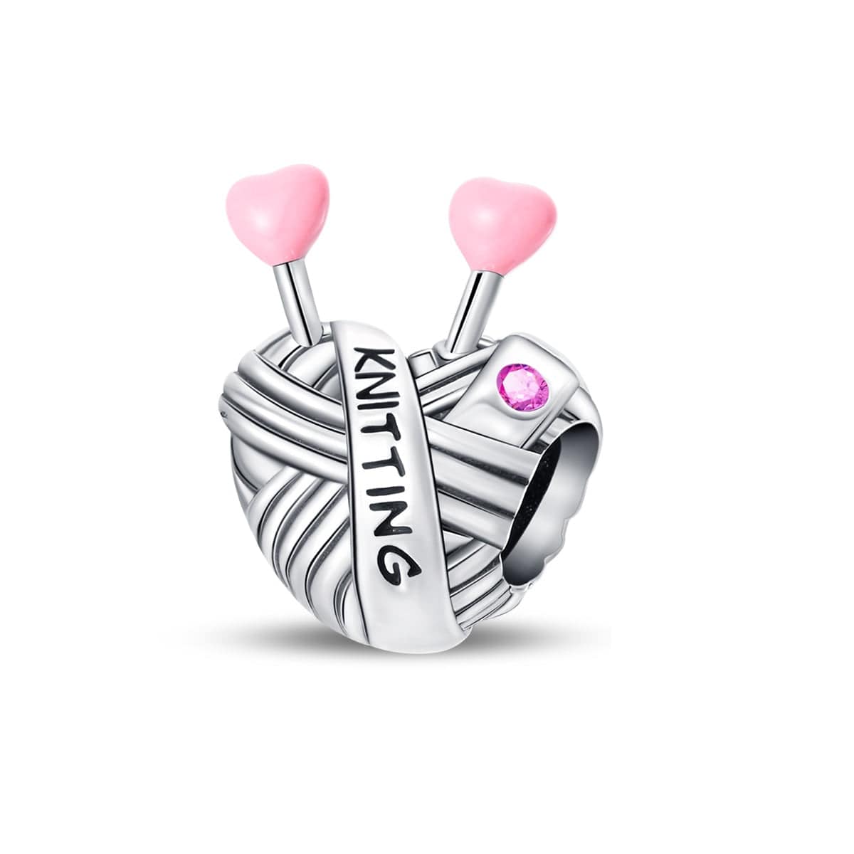 Liora Atelier Knitting Yarn with Heart Needles Charm