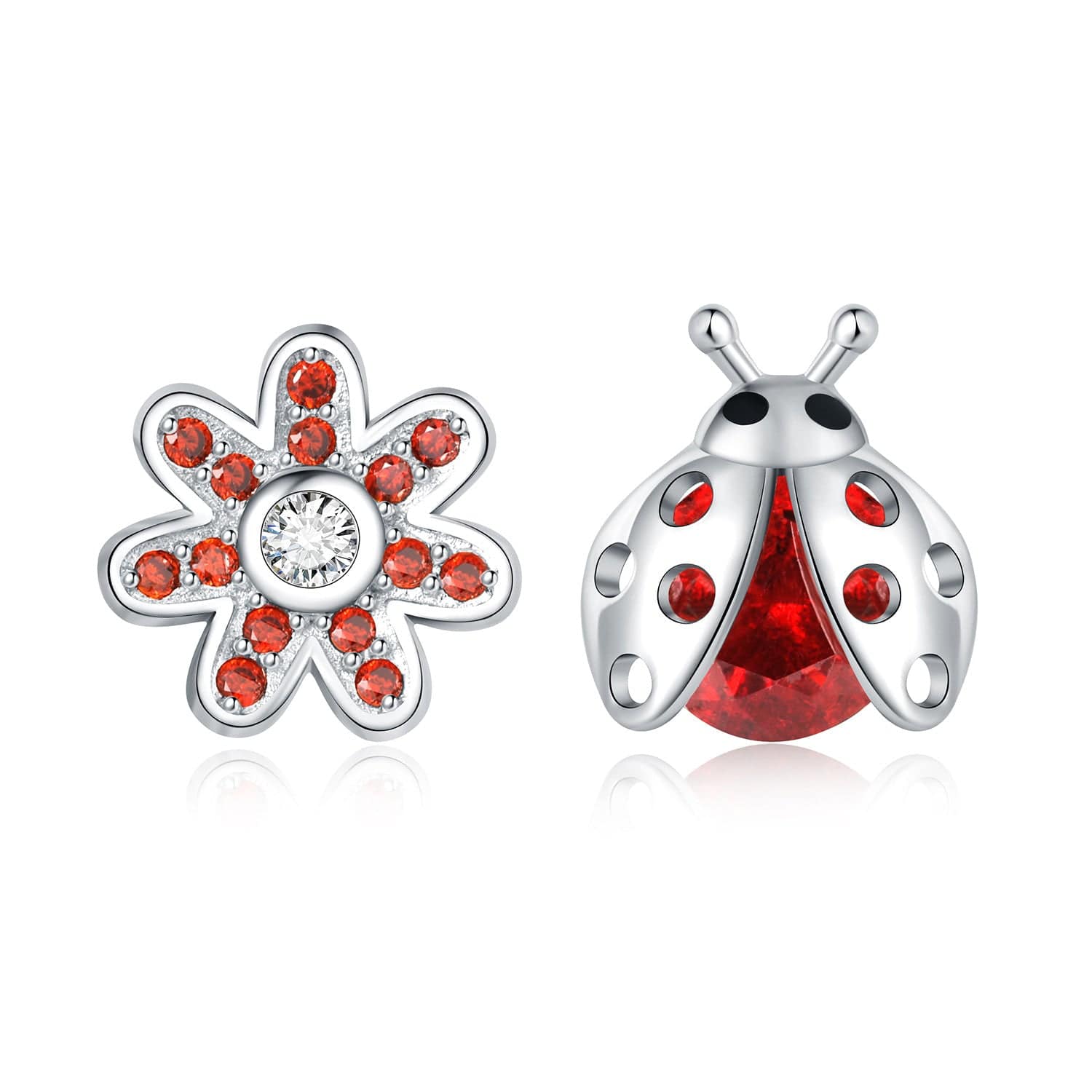 Liora Atelier Ladybug and Blossom Sparkle Studs