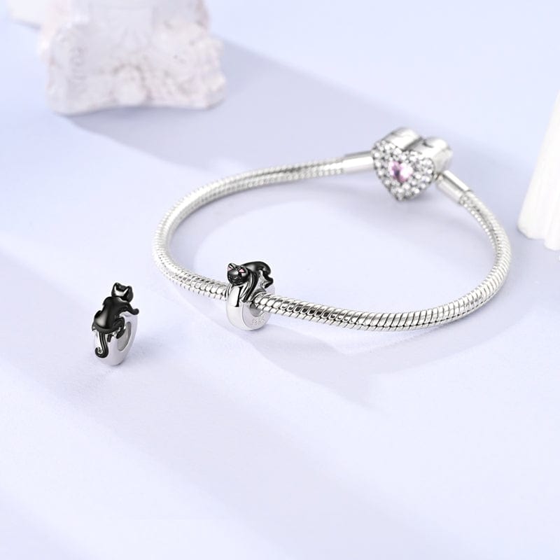 Liora Atelier Lazy Black Cat Charm