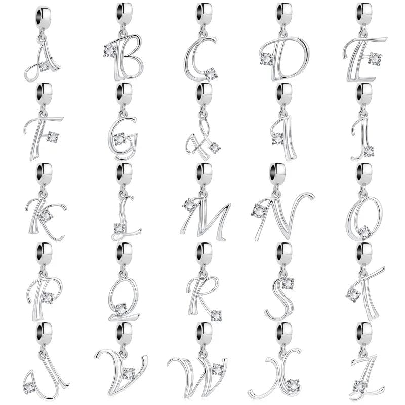 Liora Atelier Elegant Crystal Letter A~Z Alphabet Charm