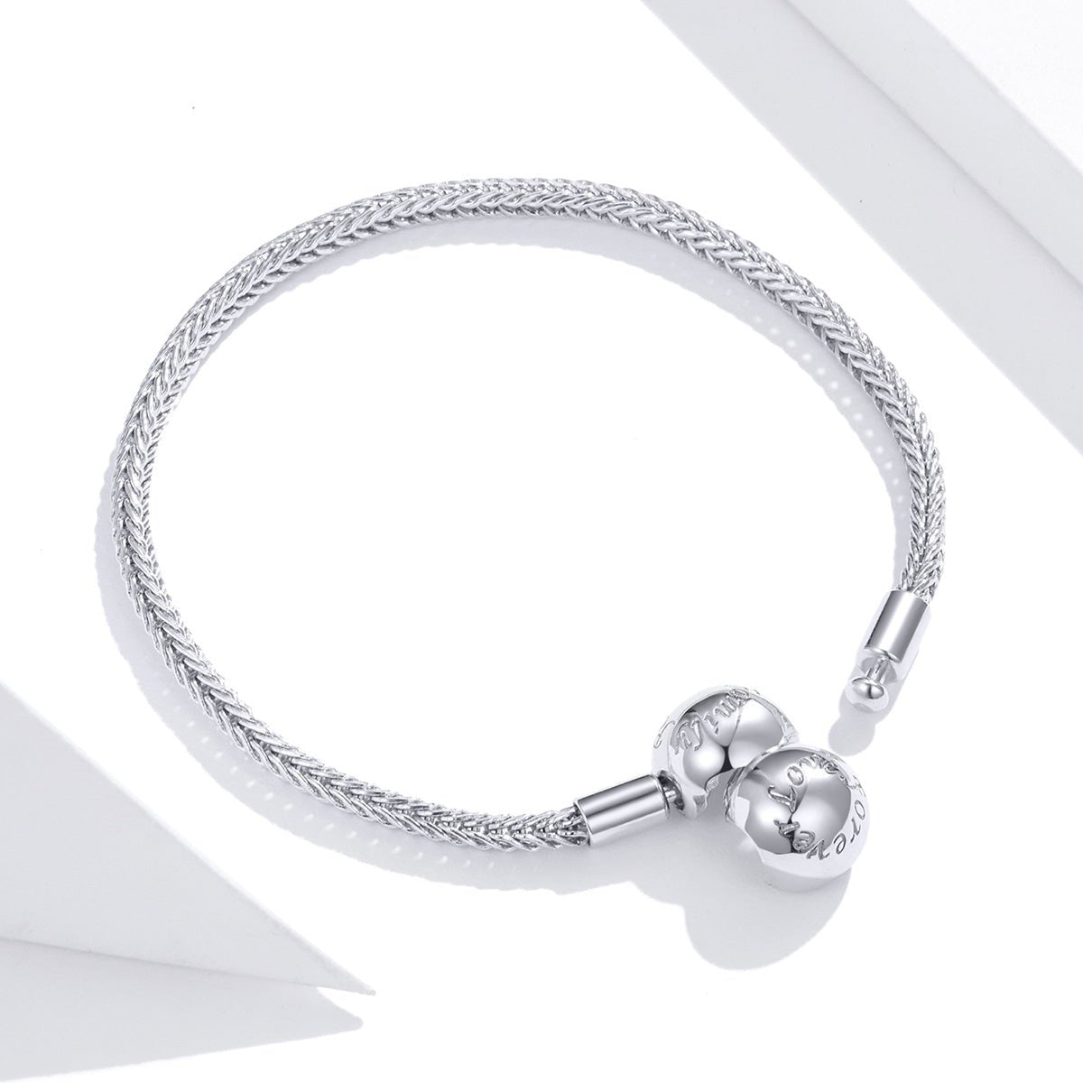Liora Atelier Love Forever Braided Charm Bracelet