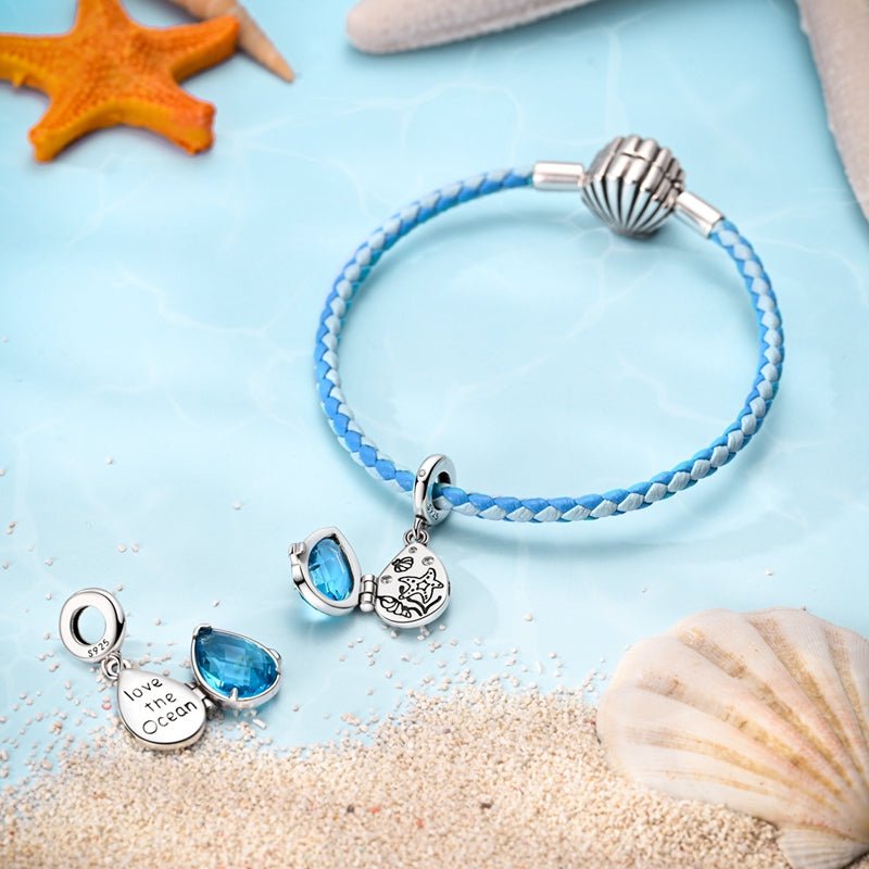 Liora Atelier Love the Ocean Starfish Locket Dangle Charm