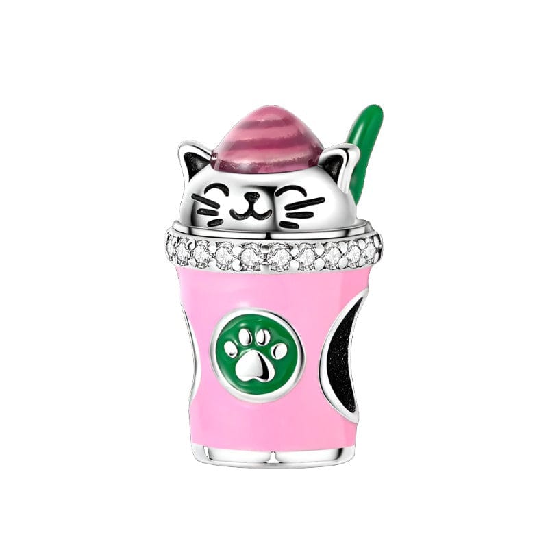 Liora Atelier Lucky Cat Coffee Cup Charm