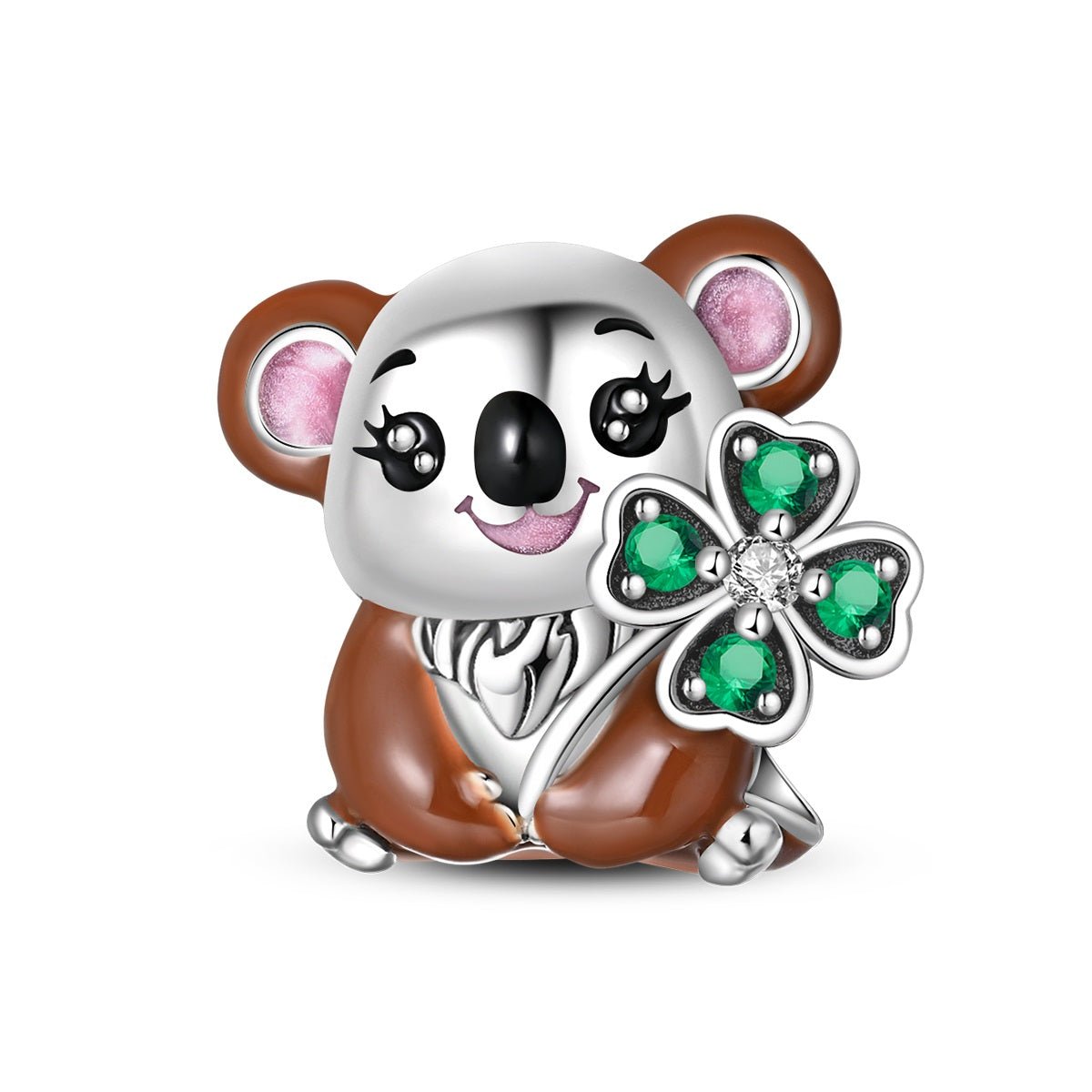 Liora Atelier Lucky Koala with Shamrock Charm