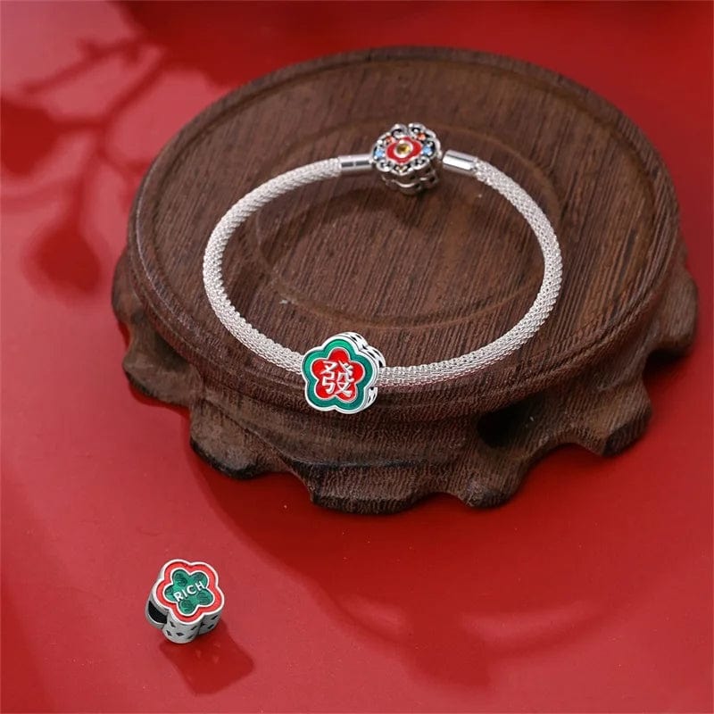 Liora Atelier Lucky Mahjong Flower Charm
