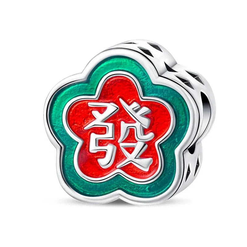 Liora Atelier Lucky Mahjong Flower Charm