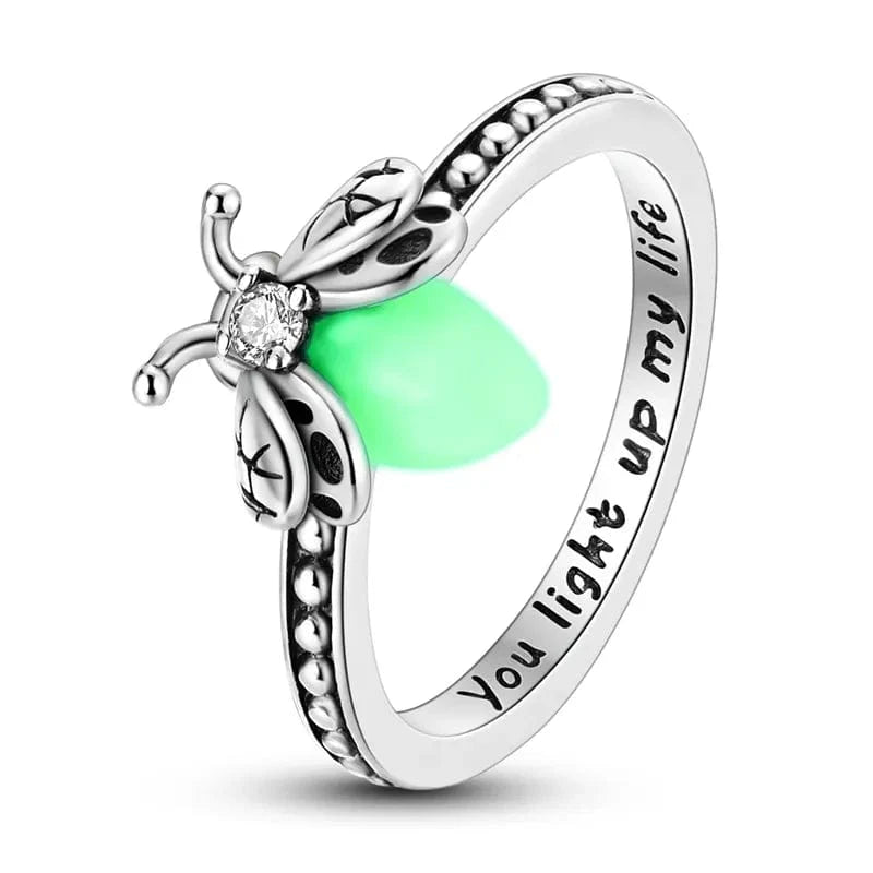 Liora Atelier Luminous Glow - in - the - dark Firefly Band Ring