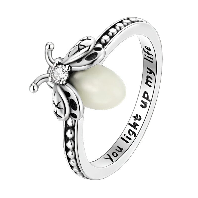 Liora Atelier Luminous Glow - in - the - dark Firefly Band Ring