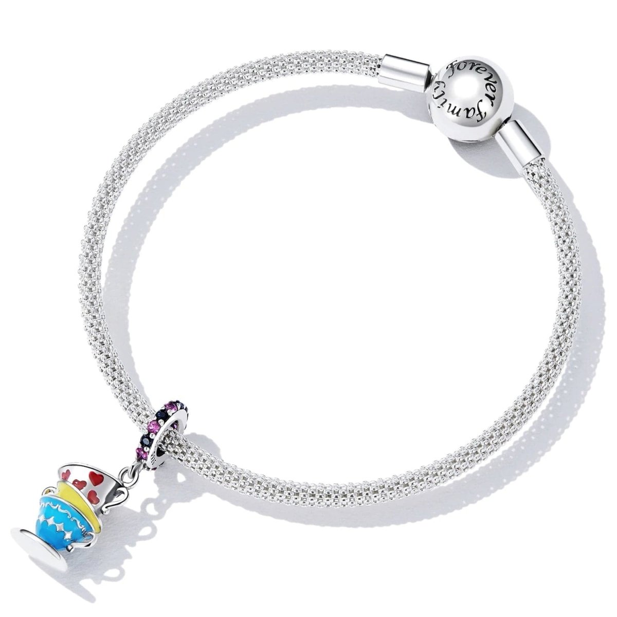 Liora Atelier Mad Hatter’s Stacked Teacups Dangle Charm