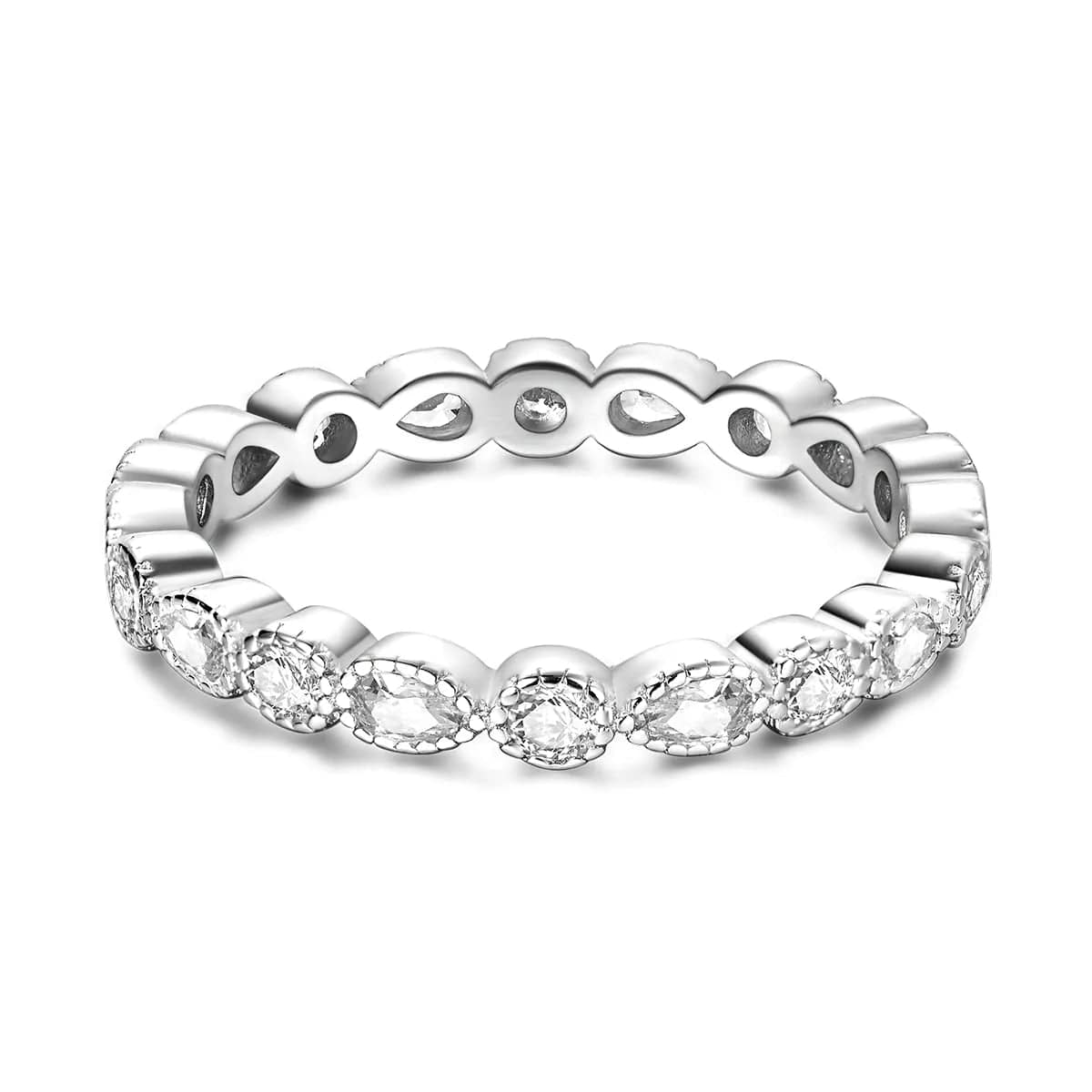 Liora Atelier Marquise & Round Diamond Eternity Ring