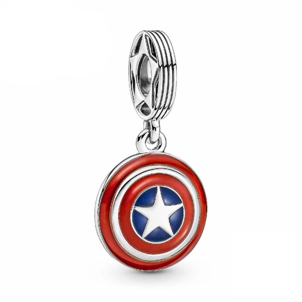 Liora Atelier Marvel The Avengers Captain America Shield Dangle Charm