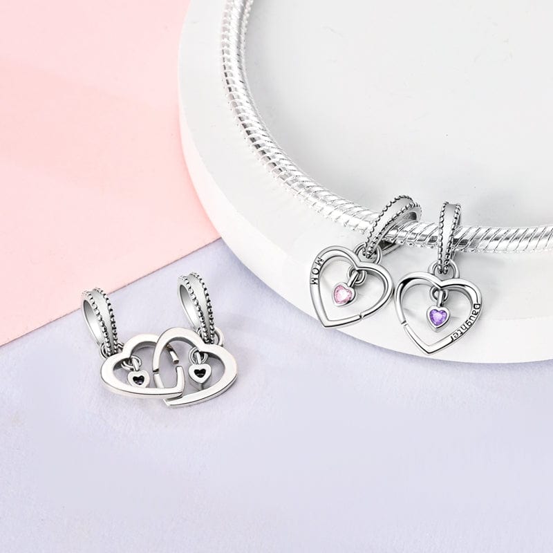 Liora Atelier Double Heart Split Dangle Charm