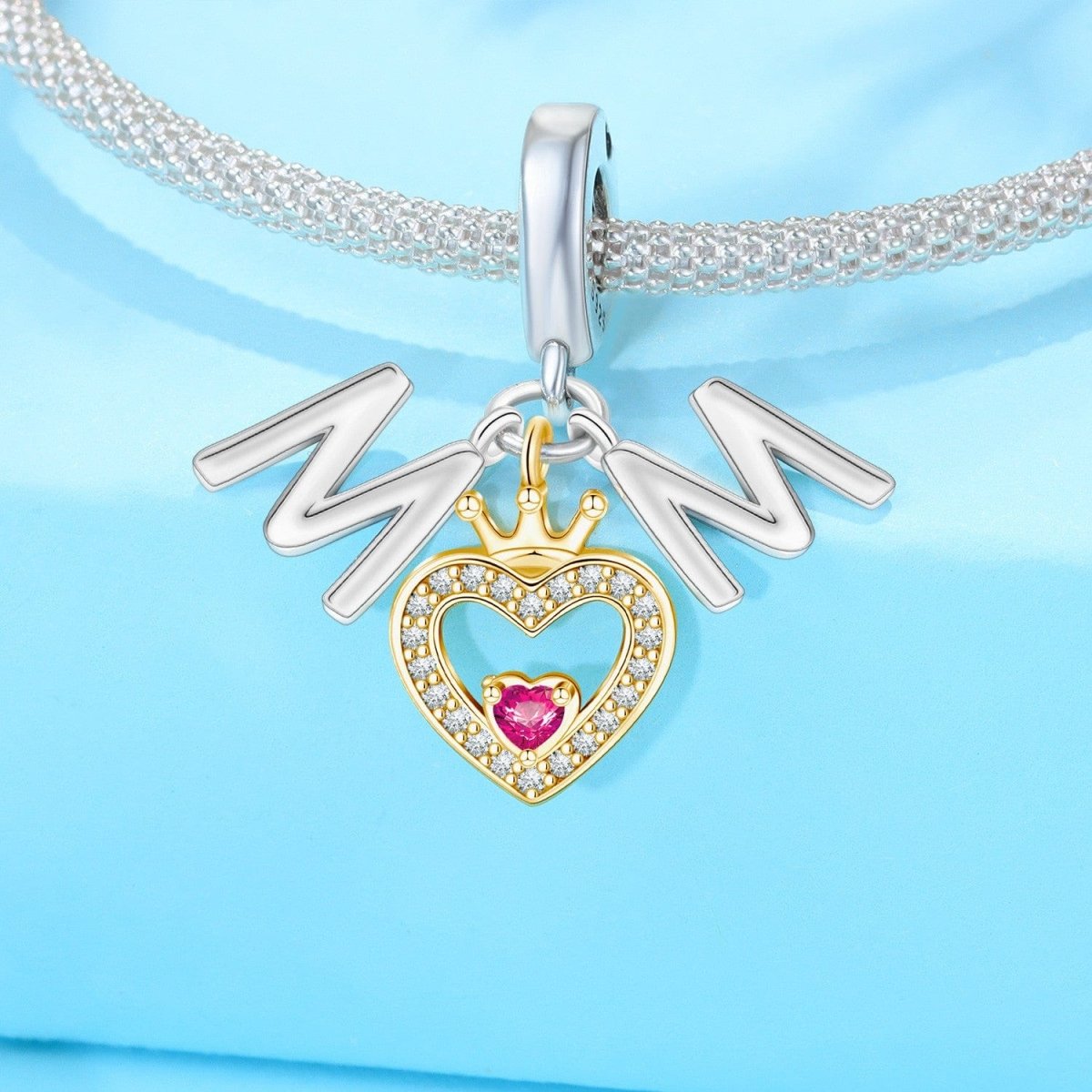 Liora Atelier Mom Queen's Heart with Crown Charm