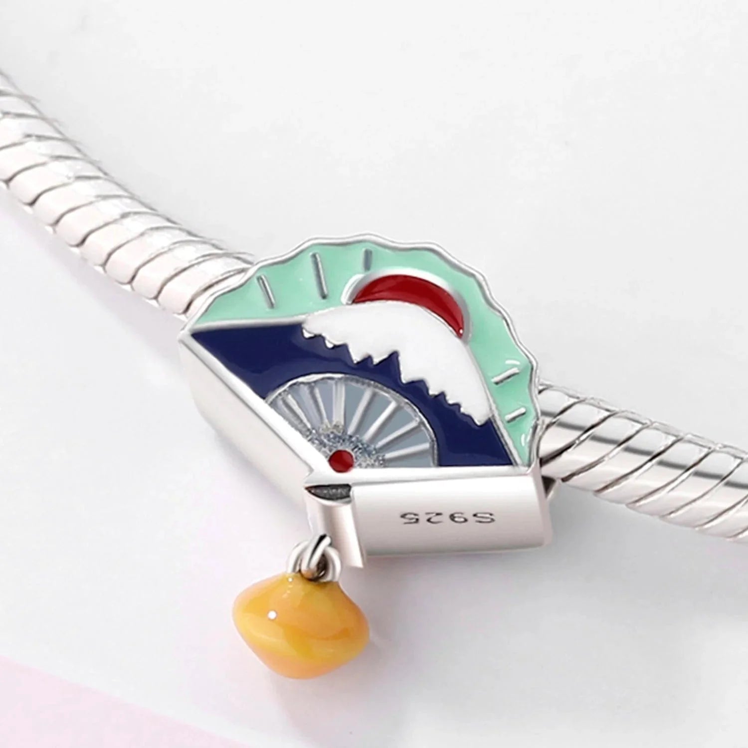 Liora Atelier Mount Fuji & Sunrise Fan Charm