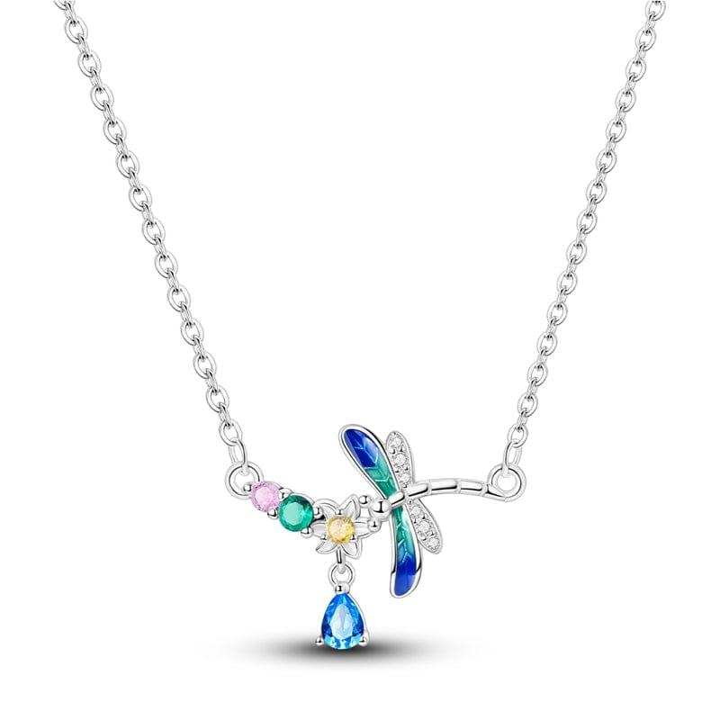 Liora Atelier Mystical Dragonfly Crystal Necklace