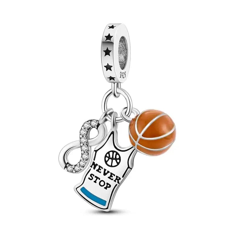 Liora Atelier Never Give Up Basketball Dangle Charm