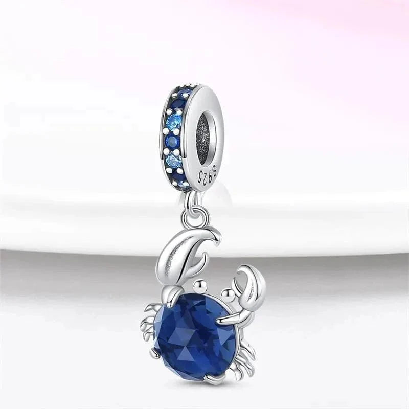Liora Atelier Ocean Blue Crab Dangle Charm