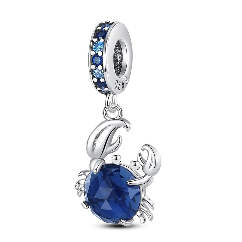 Liora Atelier Ocean Blue Crab Dangle Charm