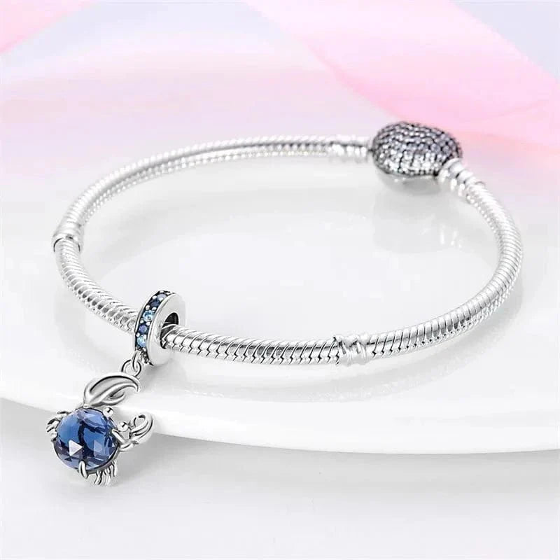 Liora Atelier Ocean Blue Crab Dangle Charm