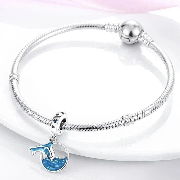 Liora Atelier Ocean Blue Dolphin and Sea Dangle Charm