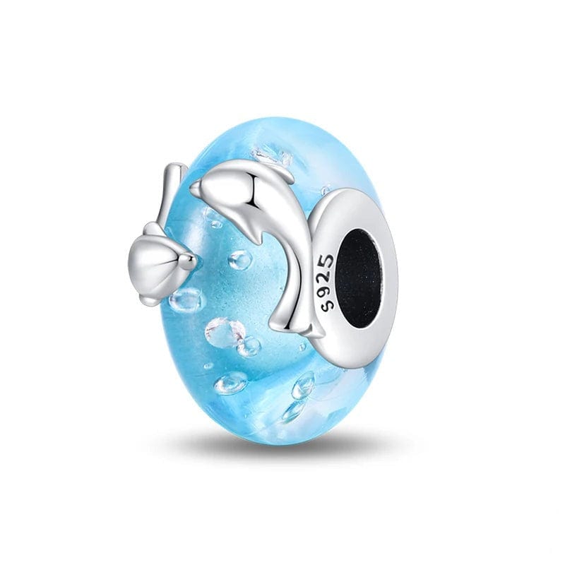 Liora Atelier Ocean Blue Glass Charm