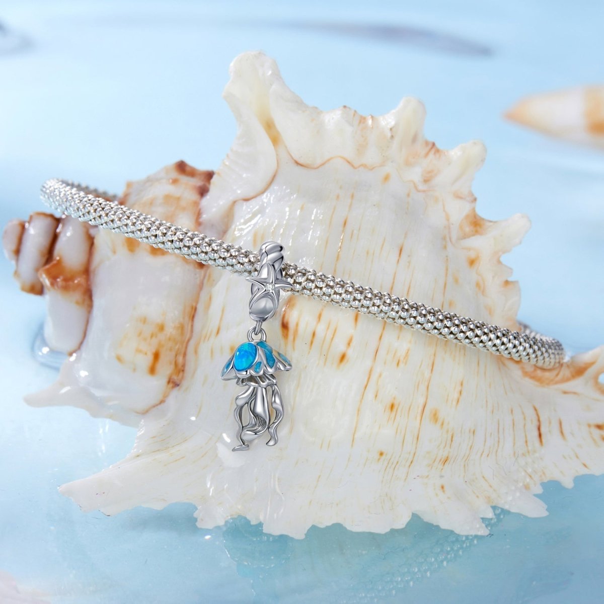Liora Atelier Ocean Blue Jellyfish Dangle Charm