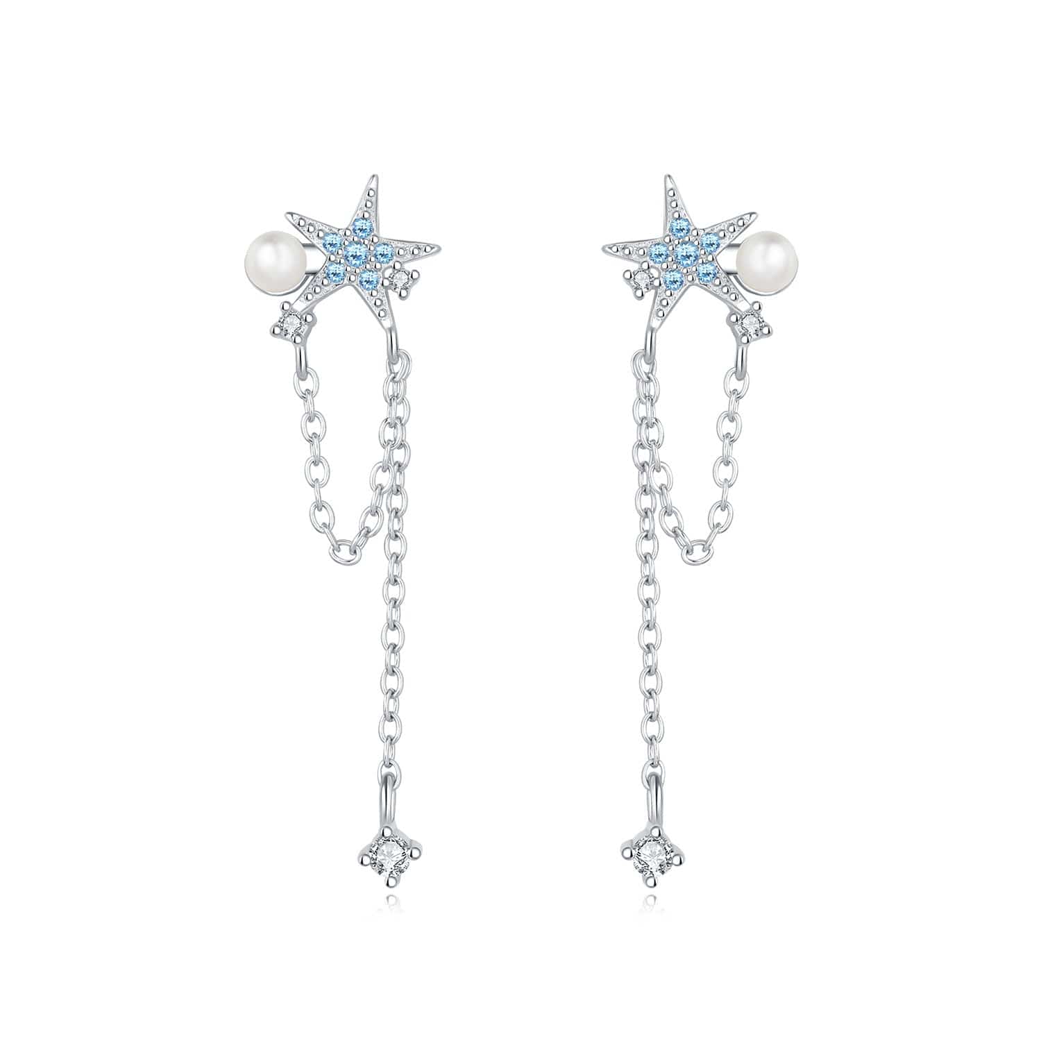 Liora Atelier Ocean Star Pearl Drop Earrings