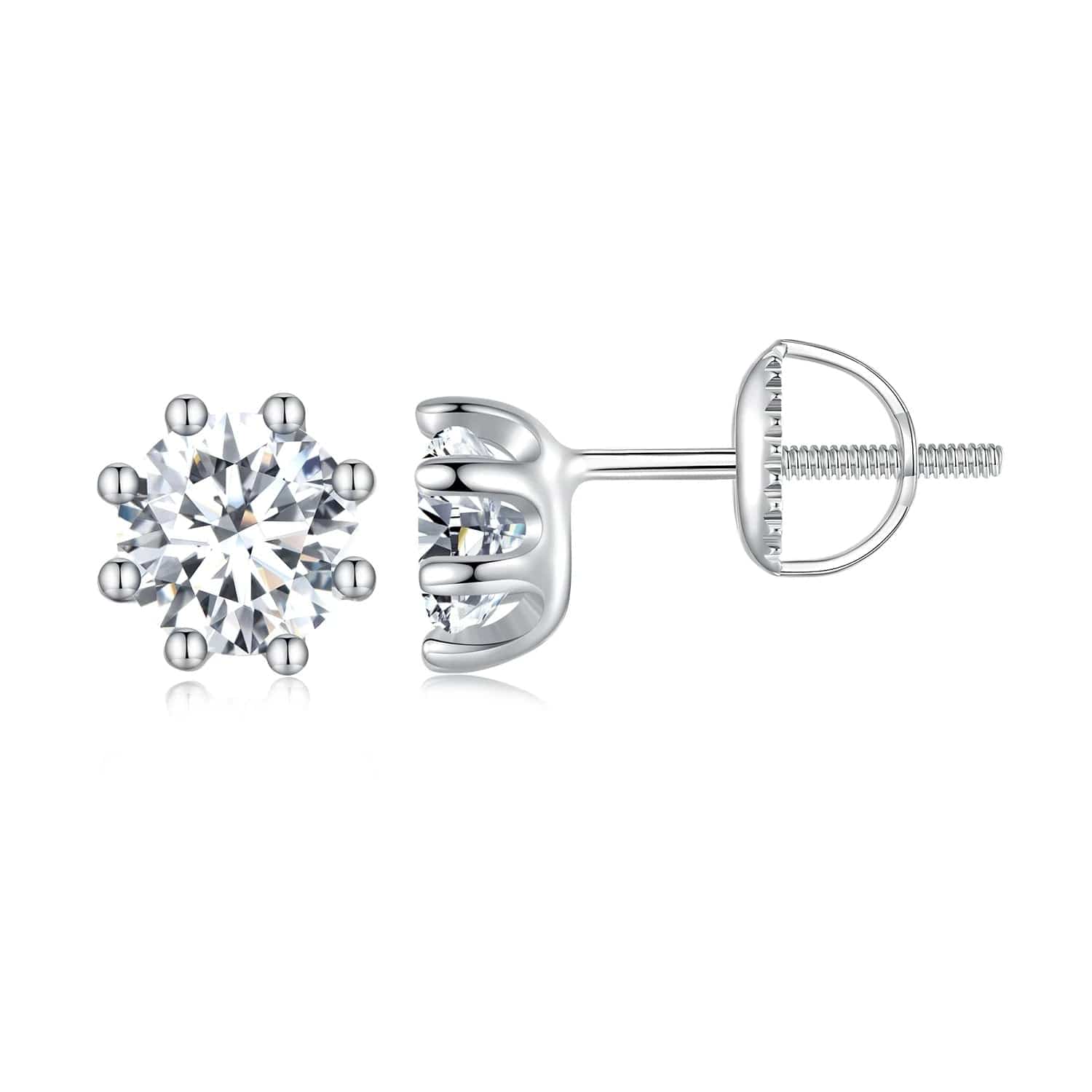 Liora Atelier Pangama Classic Moissanite Stud Earrings