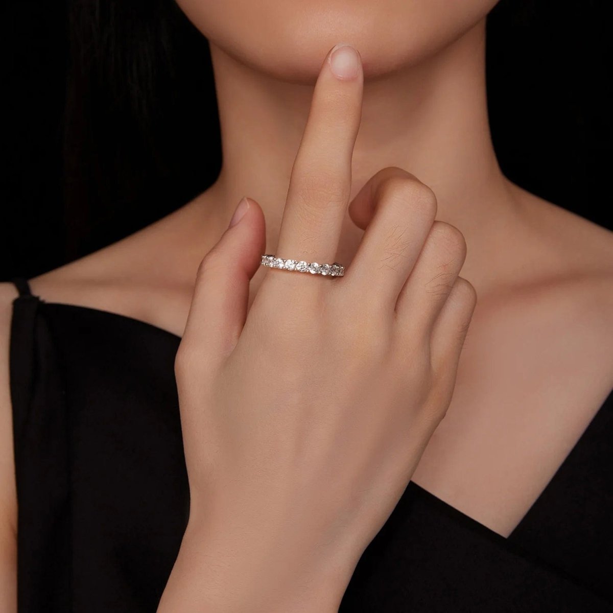 Liora Atelier Pangama Moissanite Eternity Band