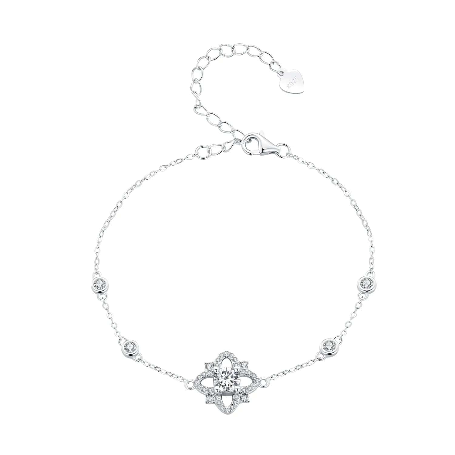 Liora Atelier Pangama Moissanite Flower Bracelet