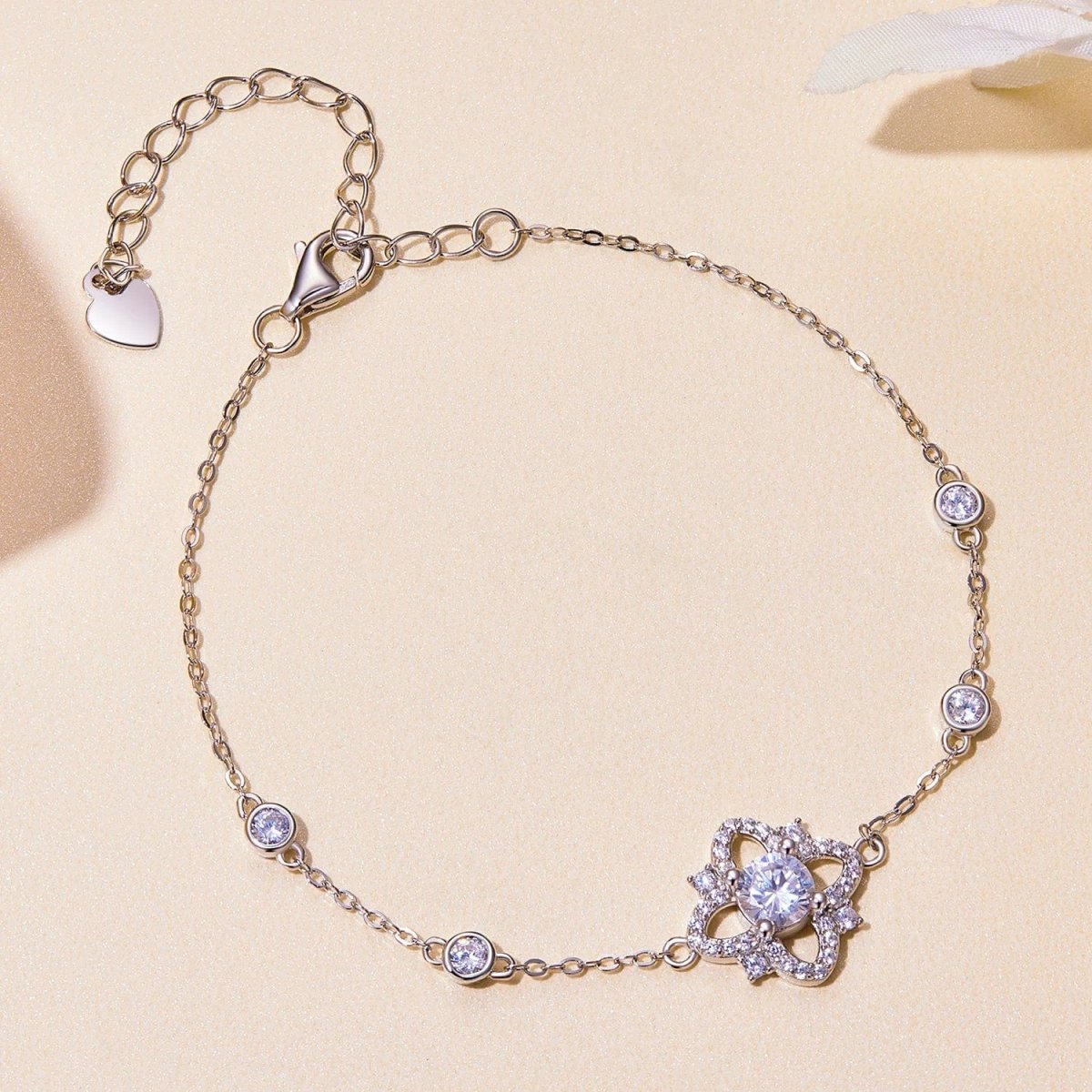 Liora Atelier Pangama Moissanite Flower Bracelet