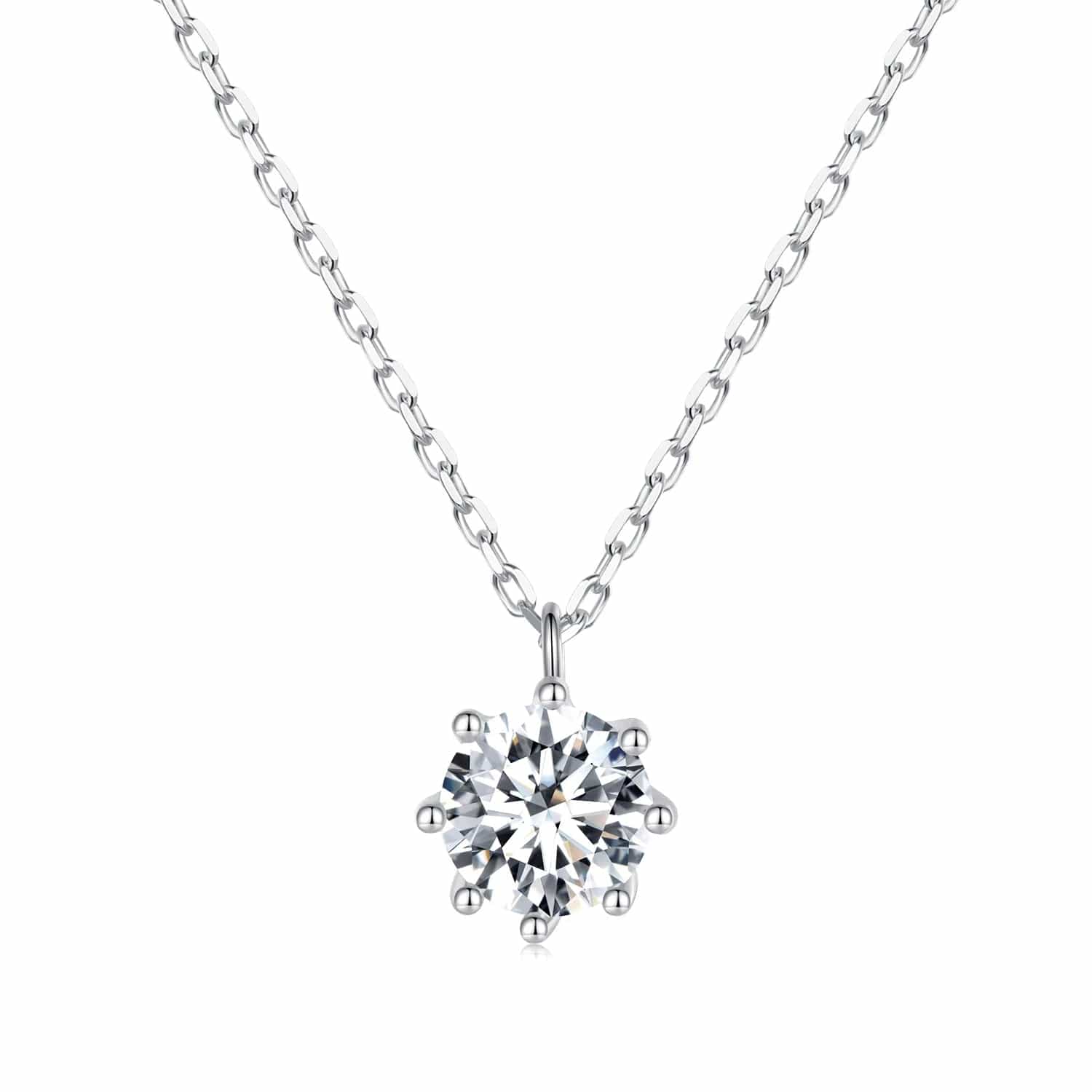 Liora Atelier Pangama Moissanite Solitaire Necklace