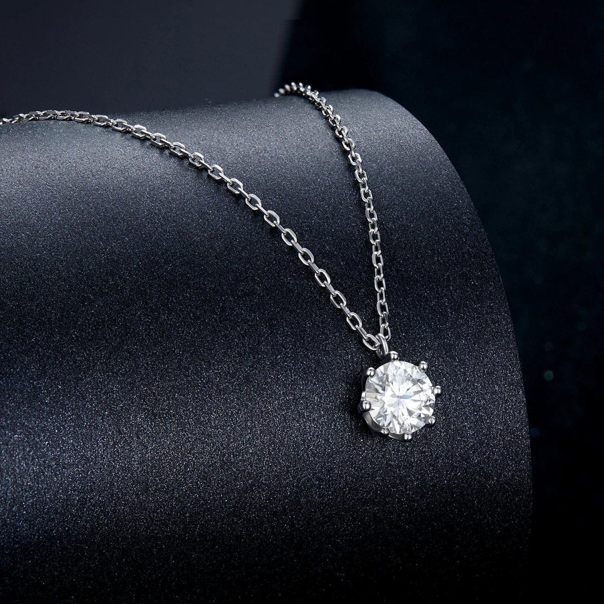 Liora Atelier Pangama Moissanite Solitaire Necklace