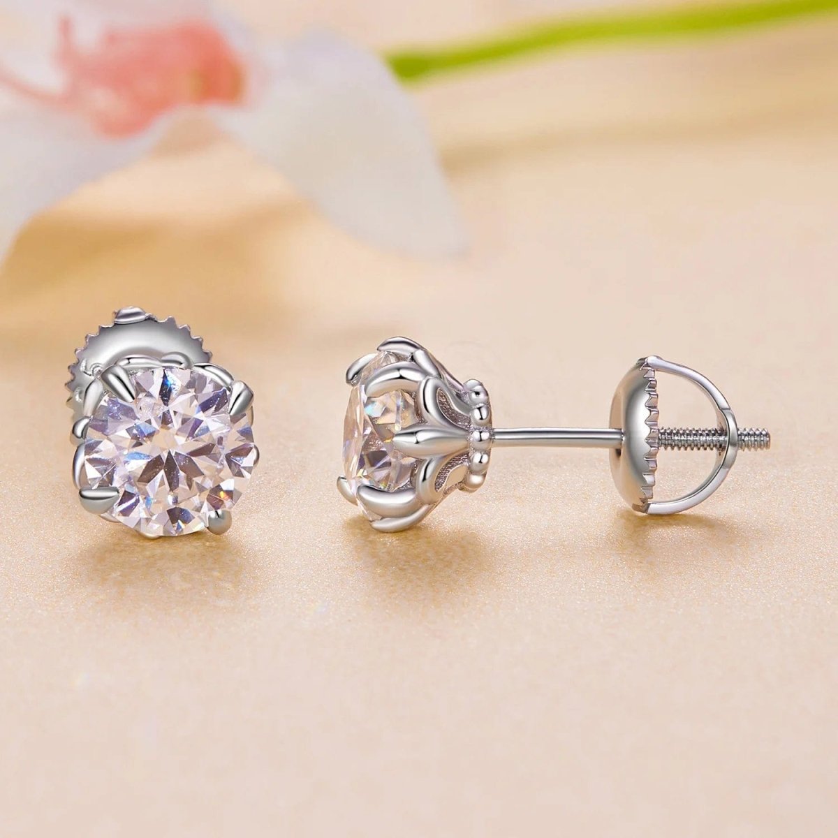 Liora Atelier Pangama Moissanite Stud Earrings