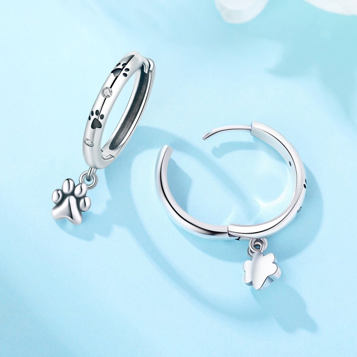 Liora Atelier Paw Print Hoop Earrings