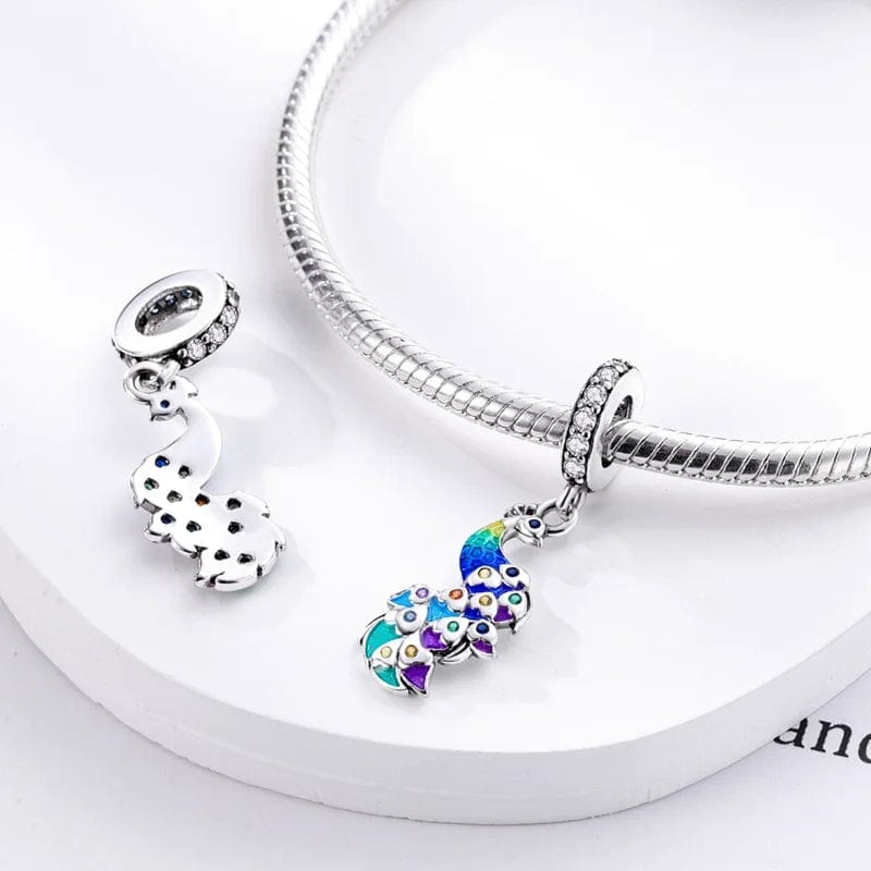 Liora Atelier Peacock Dangle Charm