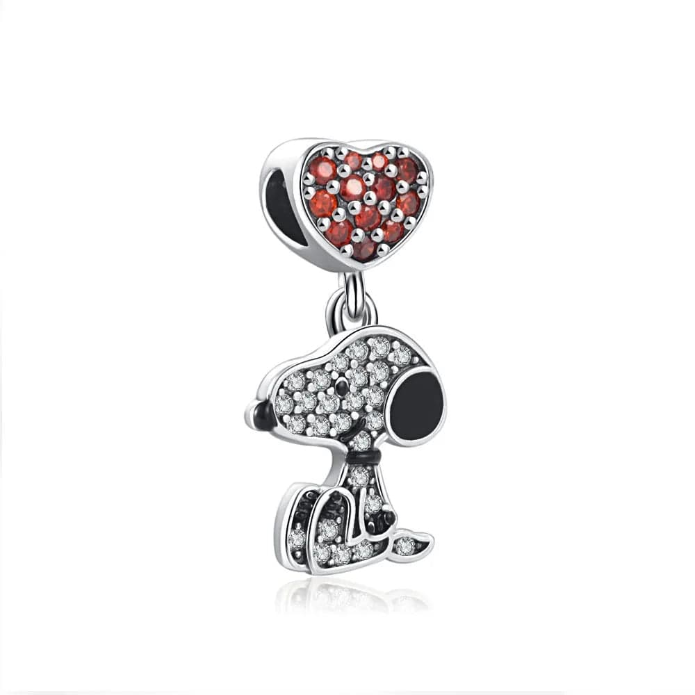 Liora Atelier Peanuts Snoopy Heart Dangle Charm