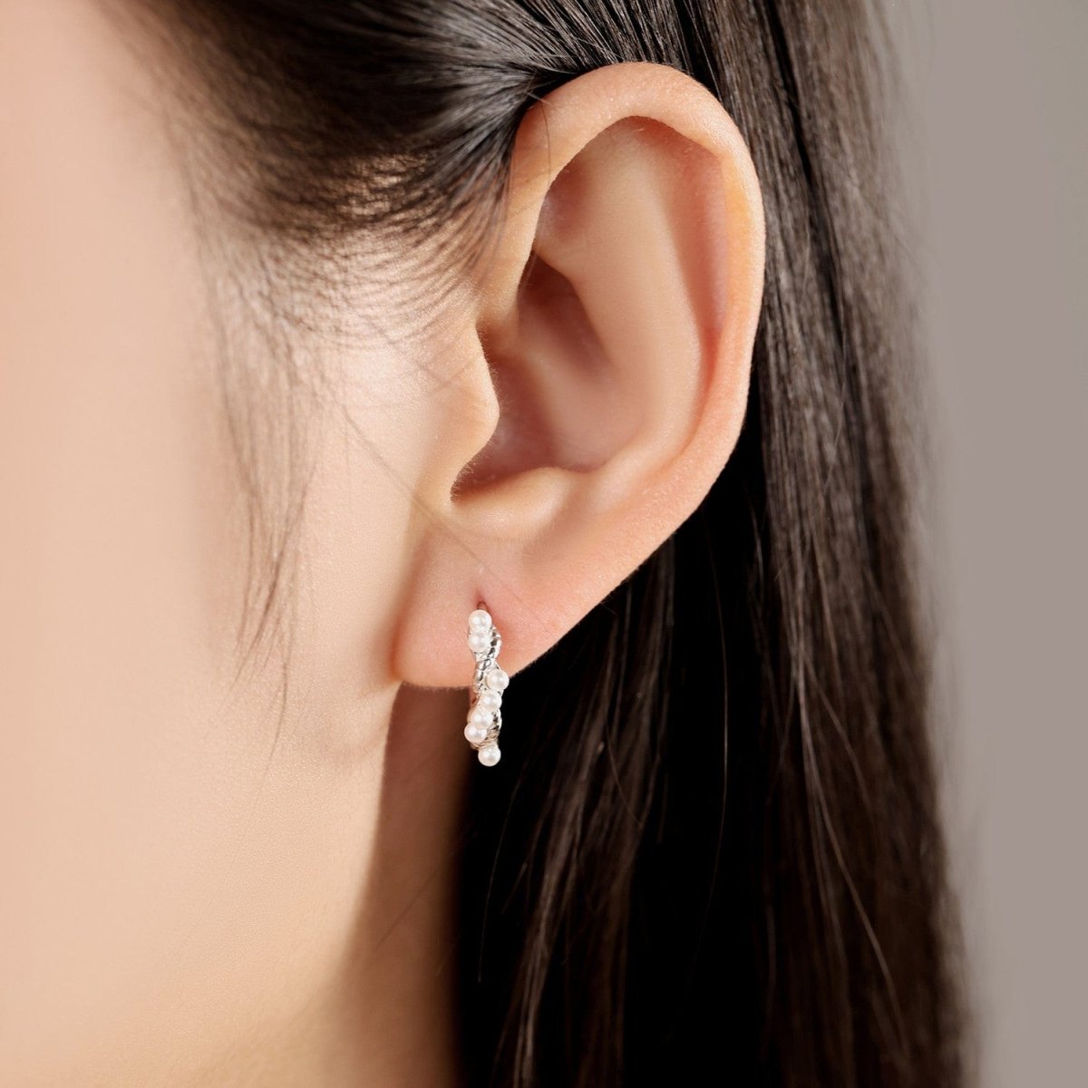 Liora Atelier Pearl Twist Hoops