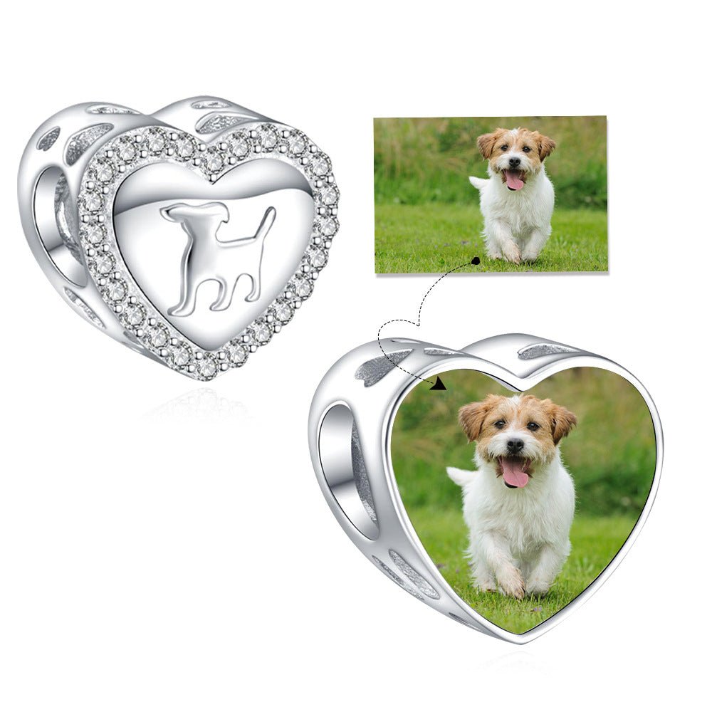 Liora Atelier Personalized Dog Photo Heart Charm