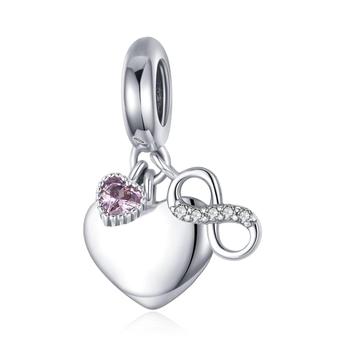 Liora Atelier Personalized Infinity Heart Engraved Charm
