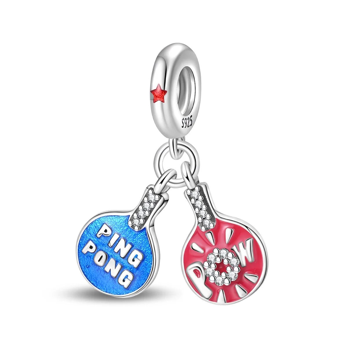 Liora Atelier Ping Pong Paddle Duo Dangle Charm