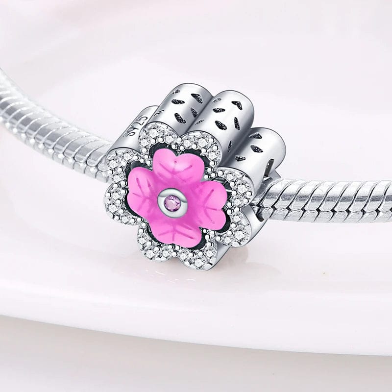 Liora AtelierPink Clover Charm