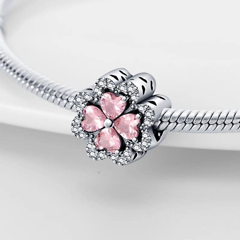 Liora Atelier Pink Diamond Four - Leaf Clover Flower