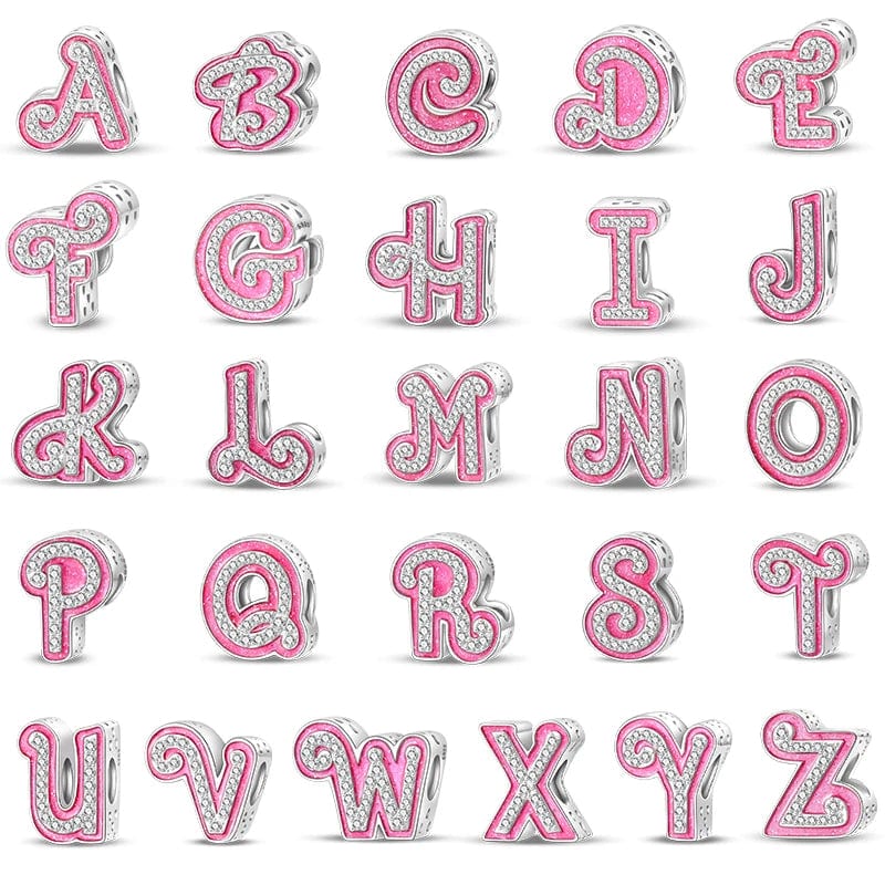 Liora Atelier Pink Letter A~Z Alphabet Charm