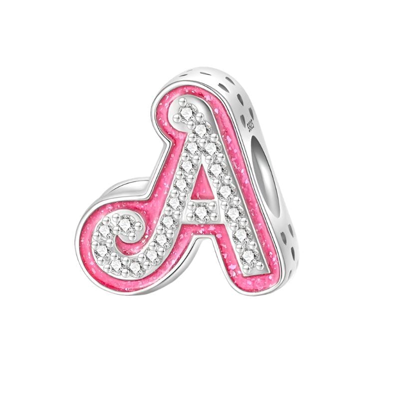 Liora Atelier Pink Letter A~Z Alphabet Charm