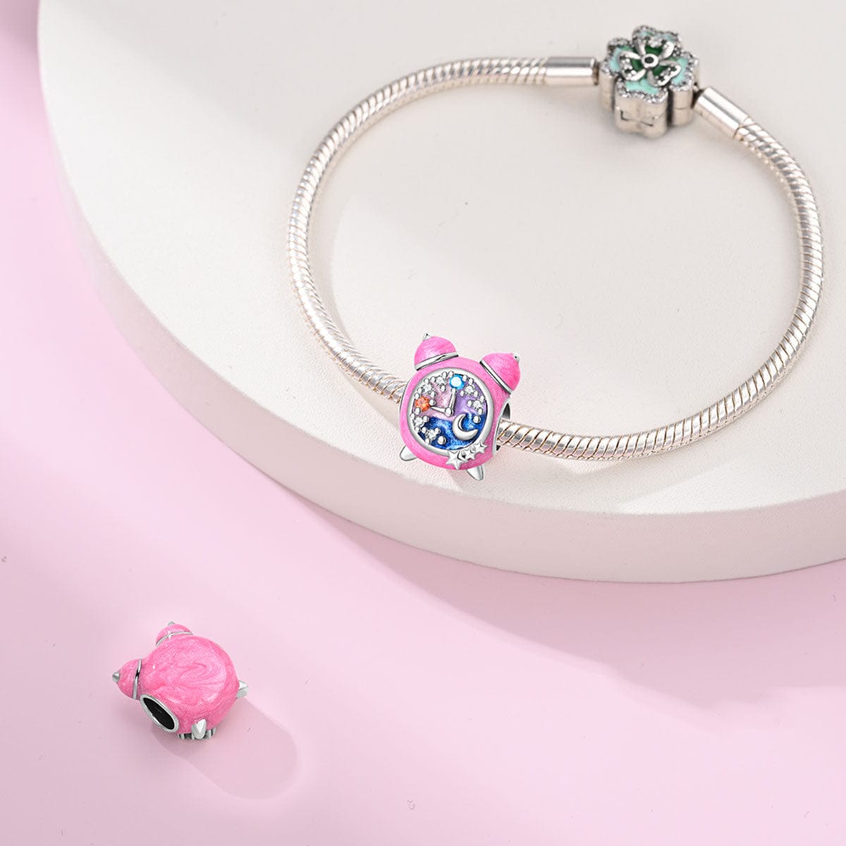 Liora Atelier Pink Night Sky Clock Charm