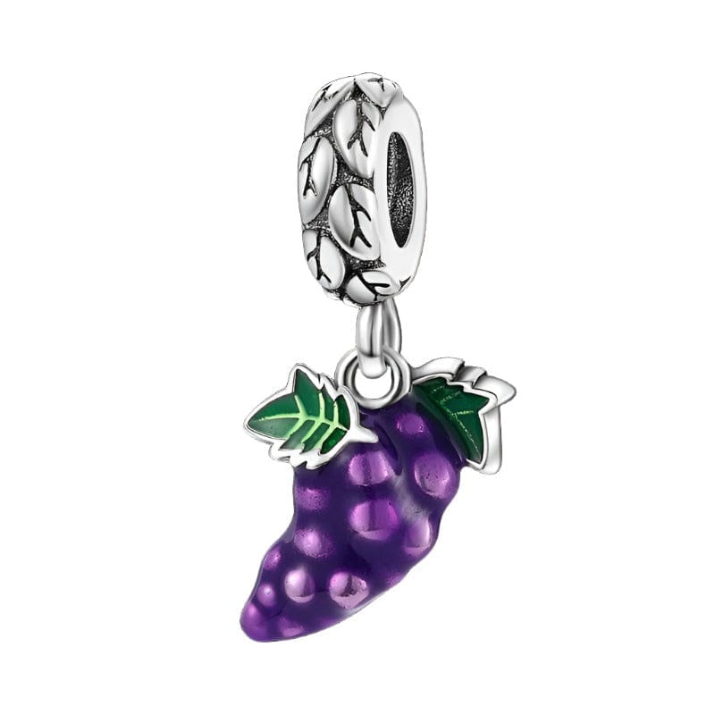 Liora Atelier Purple Grapes Dangle Charm