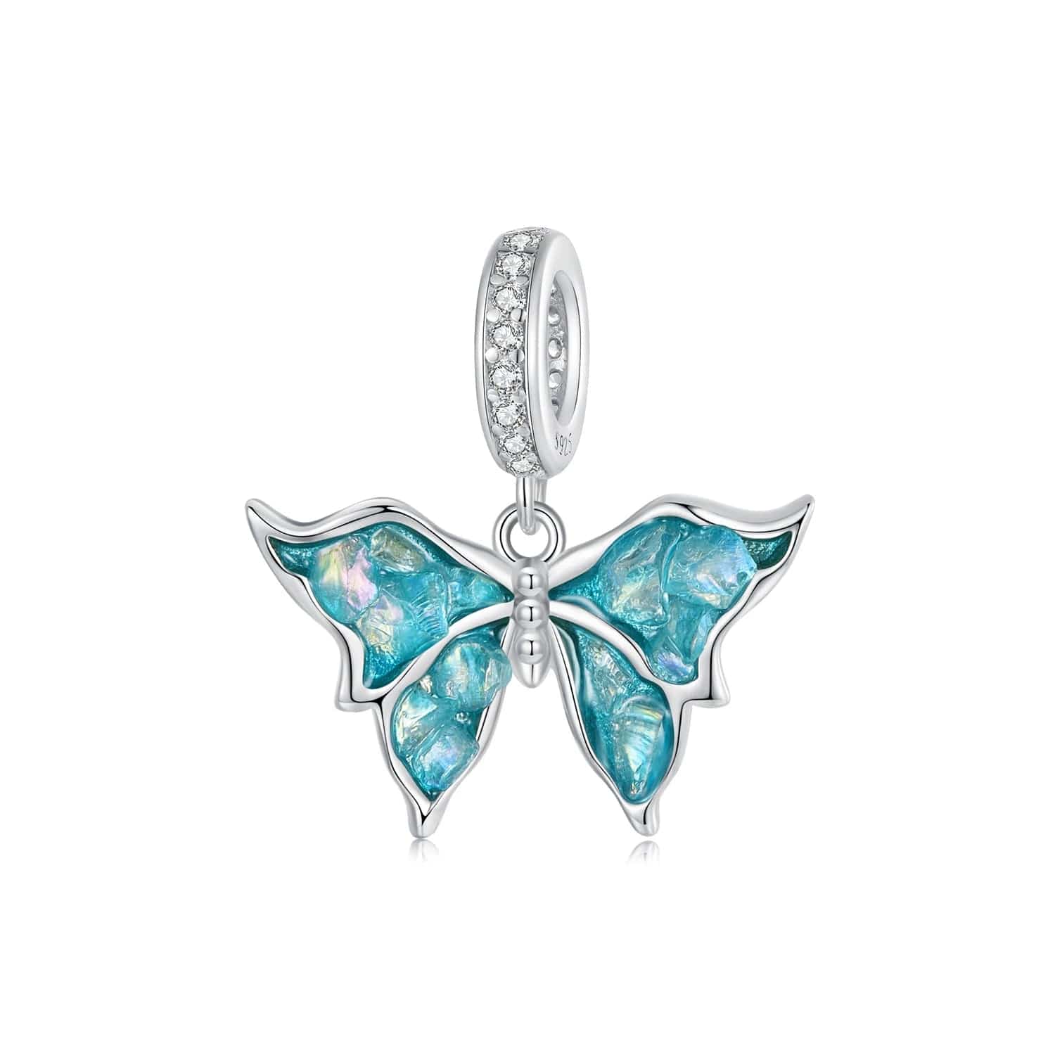 Liora Atelier Radiant Blue Butterfly Dangle Charm